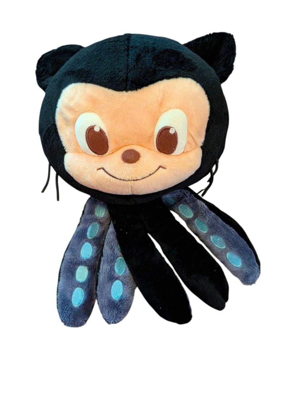 Squishable Black Cat Octopus Plush Toy - Soft & Cuddly Stuffed Animal For Ages 3